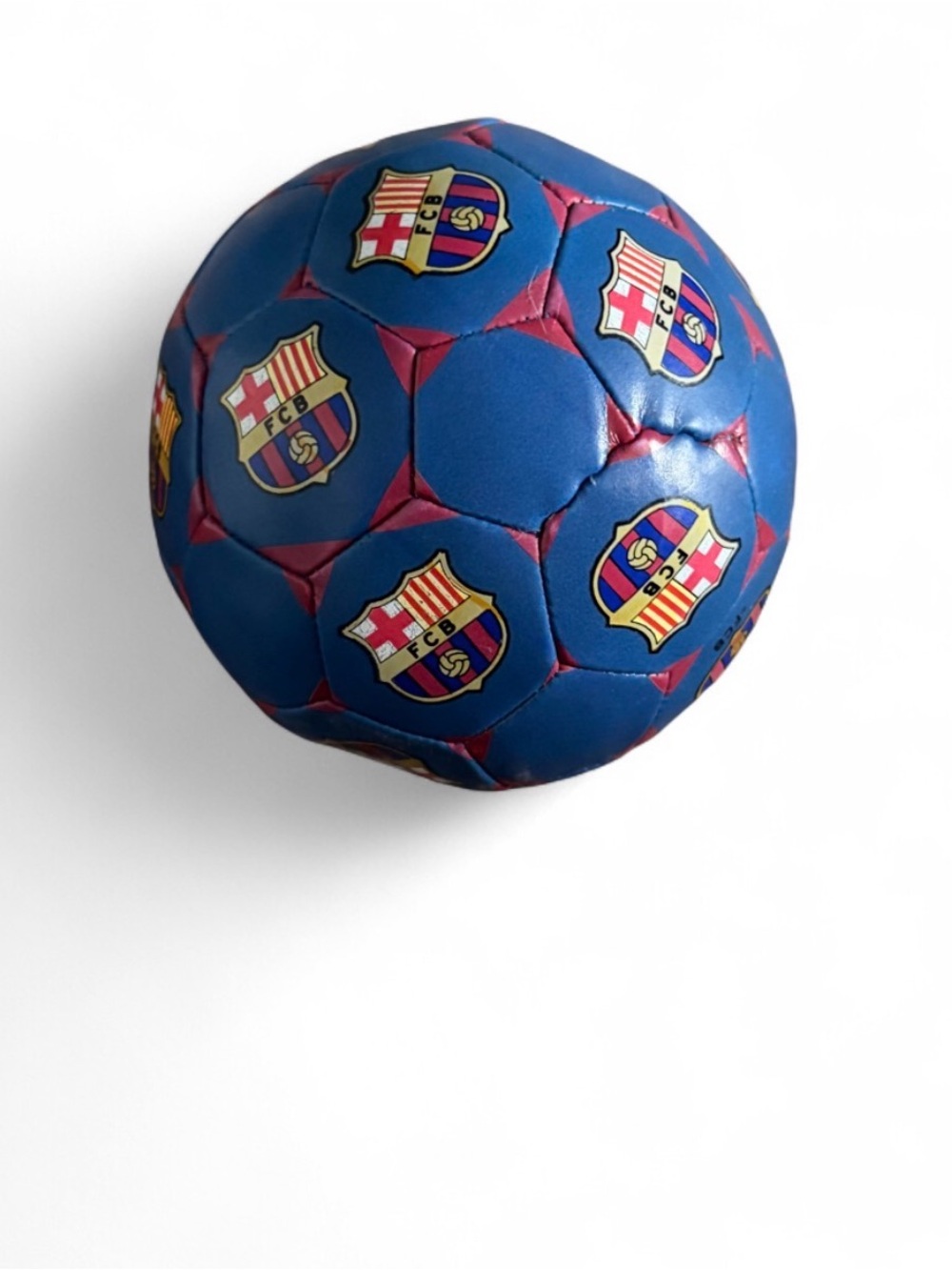 FC Barcelona Blue Logo Soccer Ball